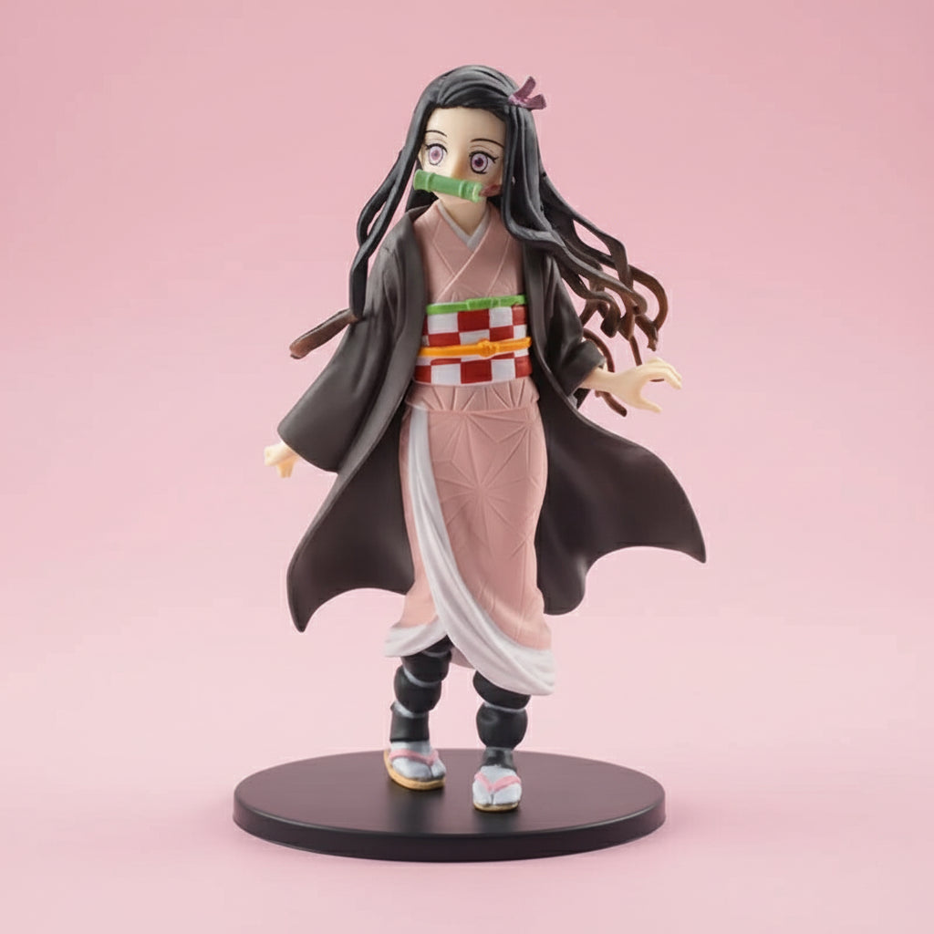 15cm Anime Demon Slayer Kimetsu no Yaiba figure Kamado Tanjirou Action Figure Agatsuma Zenitsu Nezuko Warrior PVC Model Toys