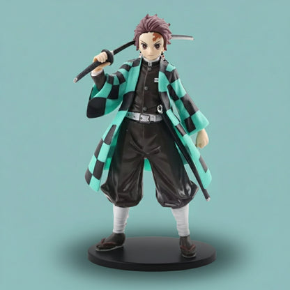 15cm Anime Demon Slayer Kimetsu no Yaiba figure Kamado Tanjirou Action Figure Agatsuma Zenitsu Nezuko Warrior PVC Model Toys