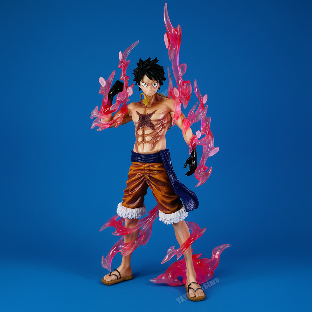One Piece Luffy Anime Figures Monkey D. Luffy Flowing Cherry Action Figures PVC Anime Collection Model Doll Toy Kid  best Gift